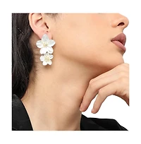Sohi Maxi Floral Drop Earrings
