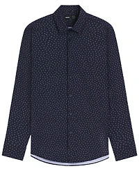 Boss by Hugo Men's Slim-Fit Performance Jersey Dress Shirt