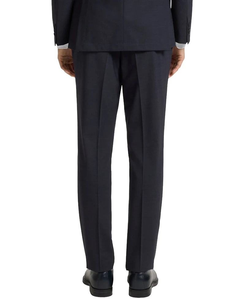 Boss by Hugo Men's Washable Micro-Patterned Stretch Fabric Slim-Fit Suit