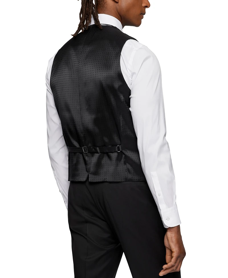 Boss Men's Single-Breasted Waistcoat