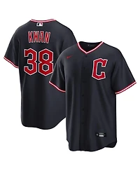 Nike Men's Steven Kwan Navy Cleveland Guardians Alternate Replica Jersey