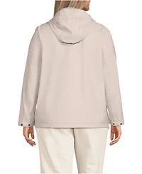 Lands' End Plus Squall Waterproof Rain Slicker Jacket
