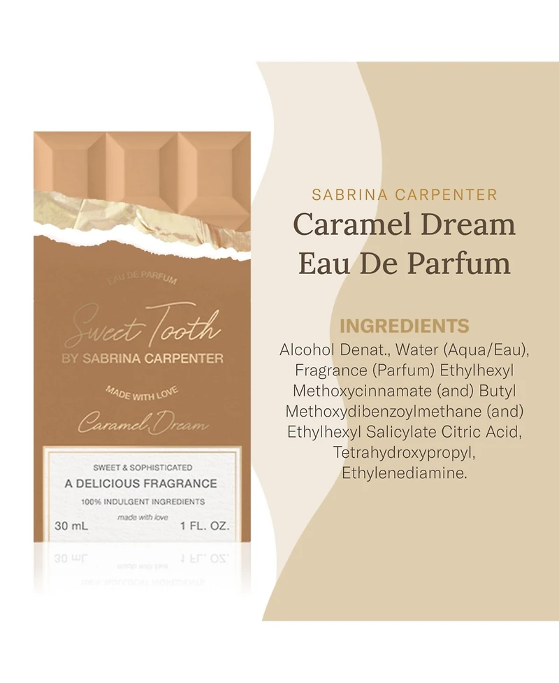 Scent Beauty Sabrina Carpenter Eau De Parfum - Perfume for Women - Caramel Dream