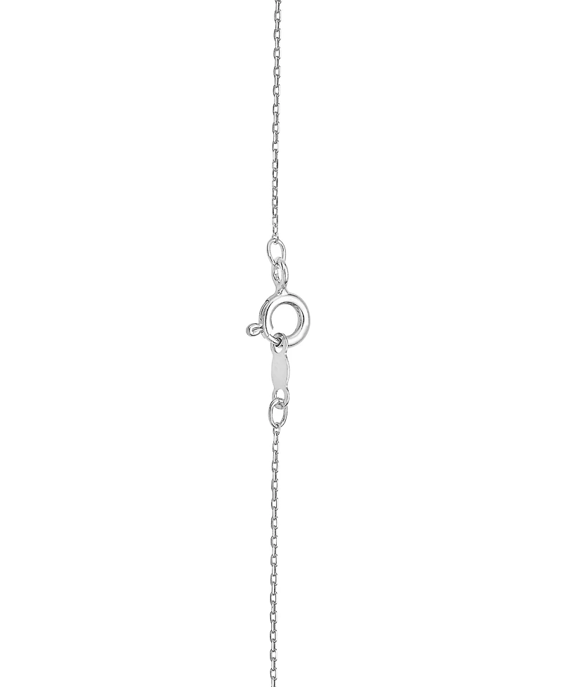 Diamond Heart 18" Pendant Necklace (3/4 ct. t.w.) in 10k White Gold