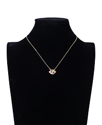 Unwritten Cubic Zirconia Evil Eye Pendant Necklace