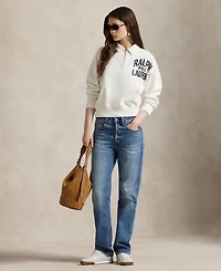 Polo Ralph Lauren Women's Logo Fleece Quarter-Zip Sweatshirt