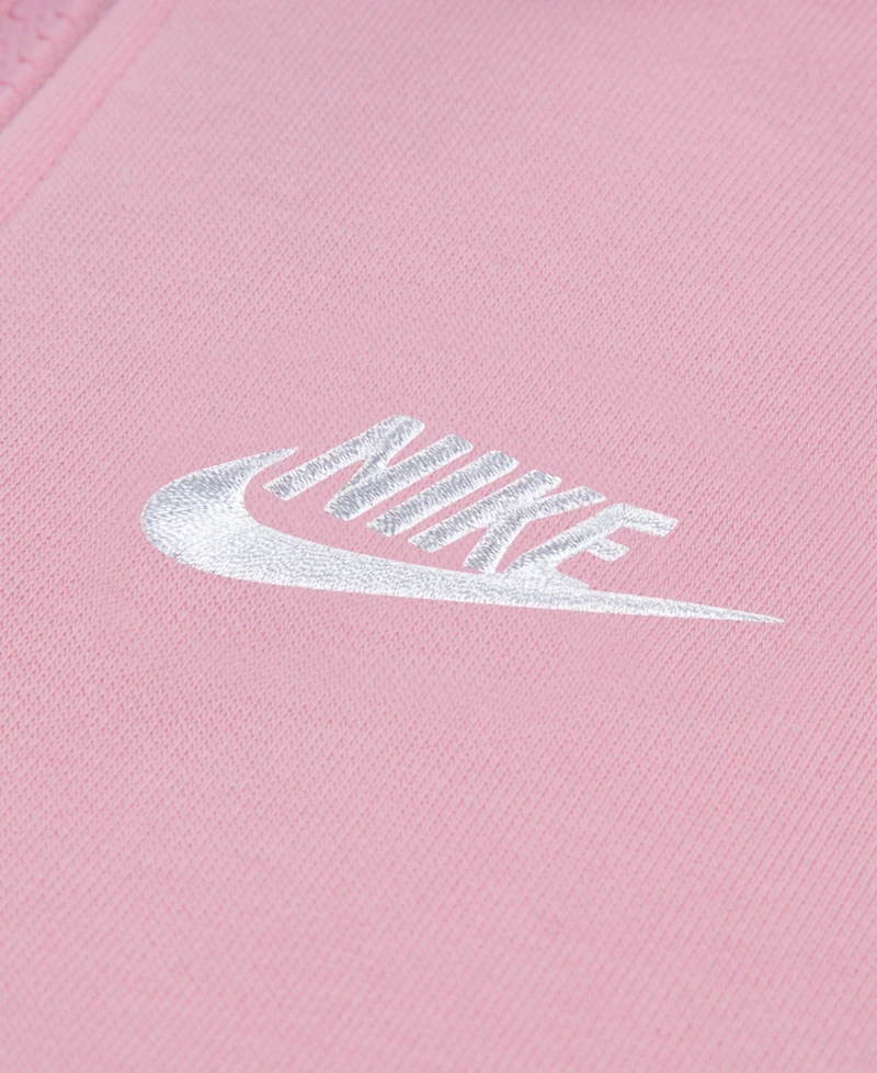 Nike Toddler Girls 2-Piece Wide Leg Club Fleece Top and Pants Set