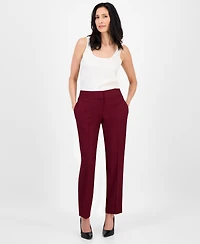 Le Suit Women's Notched Collar One-Button Pantsuit