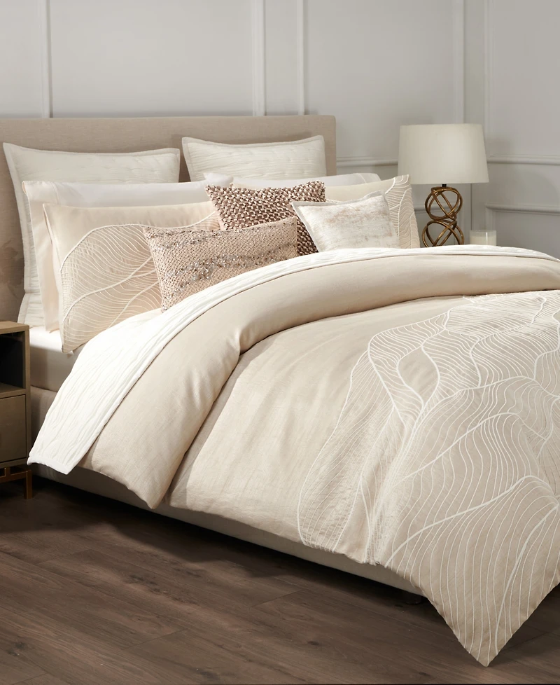 Donna Karan Home Dune Embroidered Sham