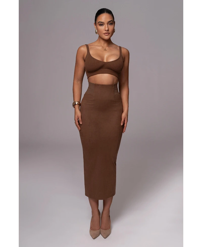 Jluxlabel Women's Phoenix Suede Skirt