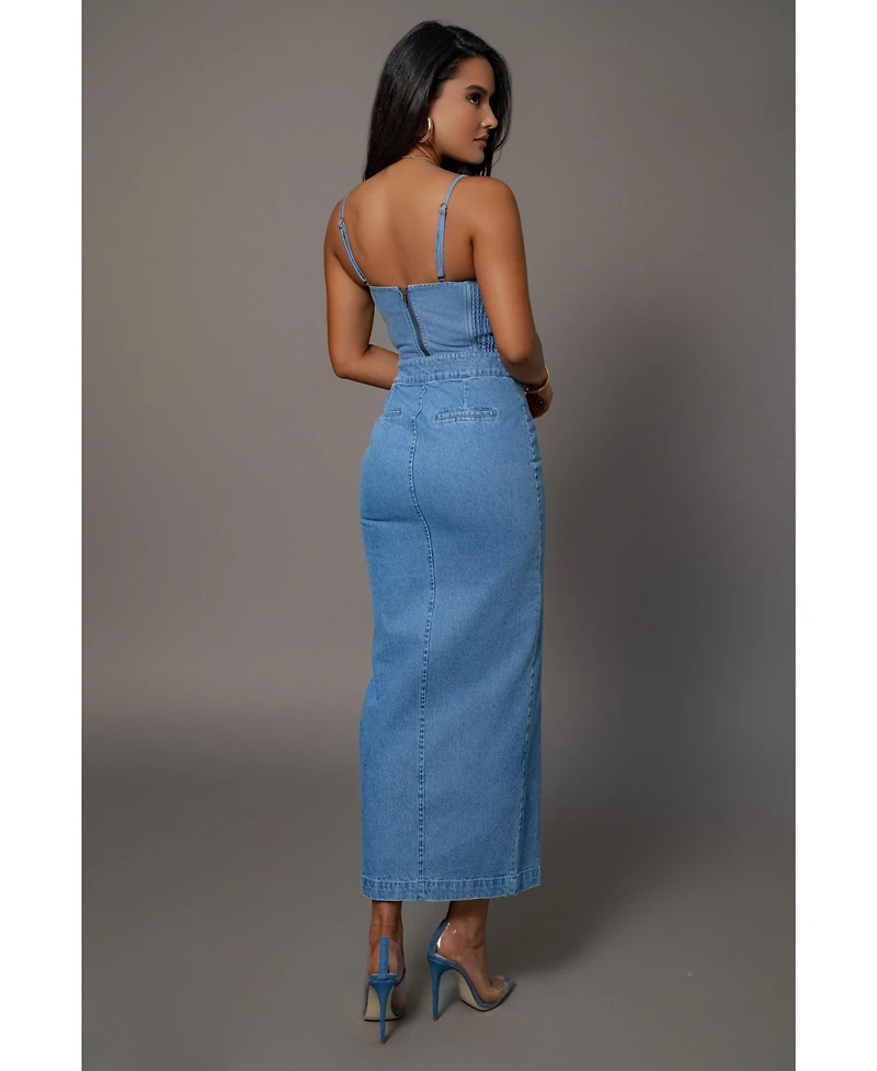 Jluxlabel Adana Denim Skirt