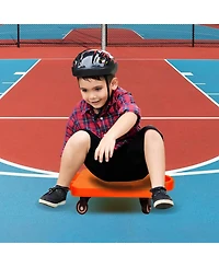 Floor Scooter Board with Handles, Sitting Scooter for Kids Indoor Play