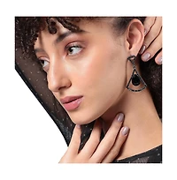 Sohi Stone Bow Drop Earrings