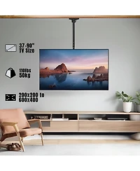 ProMounts Tilt and Swivel Ceiling Tv Mount 37-90 Inch Screens Holds up to 110Lbs.