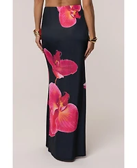 Jluxlabel Women's Floral Radiance Maxi Skirt