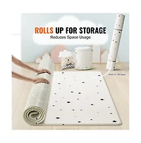 Slickblue Two-Sided Soft Baby Play Mat for Crawling and Activity Kids Floor Mat