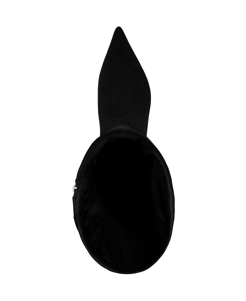 Nine West Women's Somas Tall Kitten Heel Boots