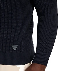 Guess Men's Headley Half Zip Mock Sweater