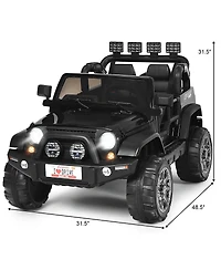 12V 2 Seater Kids Ride On Car with Storage Room