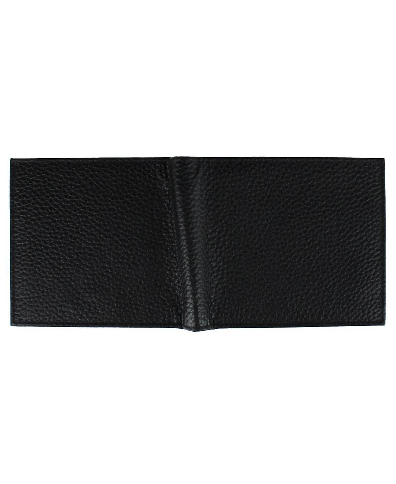 Trafalgar Men's Pierce Pebble Grain Classic Leather Bi-Fold Wallet