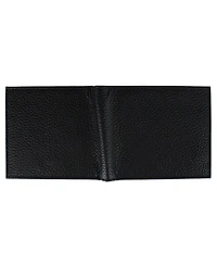 Trafalgar Men's Pierce Pebble Grain Classic Leather Bi-Fold Wallet