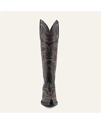 Olivia Leather Cowgirl Boots - Stylish Western Footwear & Comfort By Buck Brana