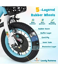 14 Inch Kids Bike for 3-8 Years Old Sport Bicycle with Adjustable Handlebar and Saddle