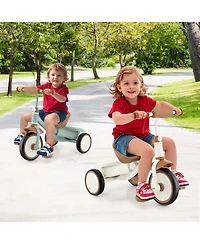 Toddler Tricycle Kids Trike with Adjustable Seat and Storage Basket Aged 3-5 Years Old