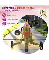 Kids Bike 12-Inch Children Training Bicycle with 2 Brake for 3-8 Years Old