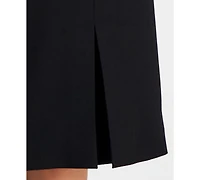 Le Suit Women's Houndstooth Jacket & Pleated Pencil Skirt