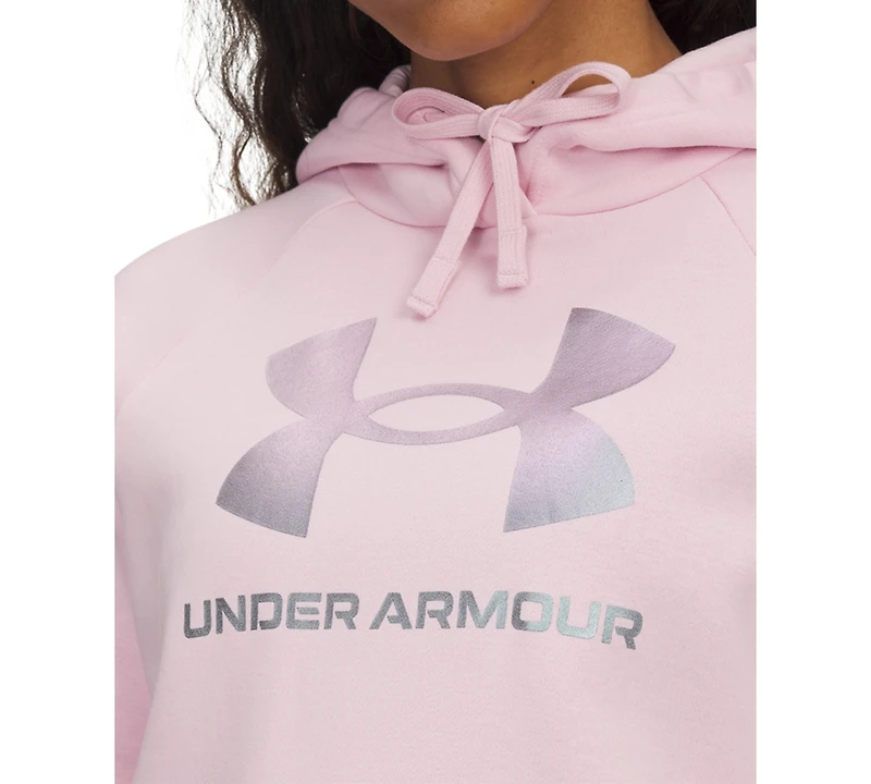 Under Armour Women's Rival Fleece Shimmer Hoodie