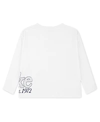 Nike Little Girls Varsity Prep Long Sleeve Top