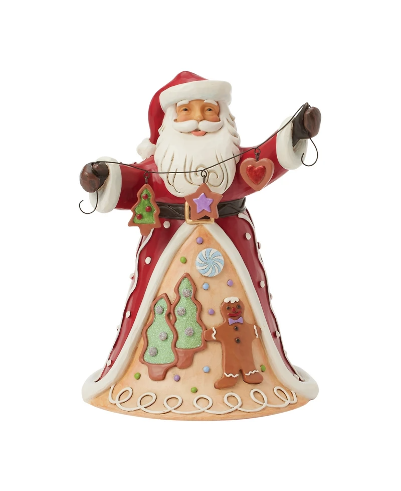Jim Shore Gingerbread Santa Garland Figurine