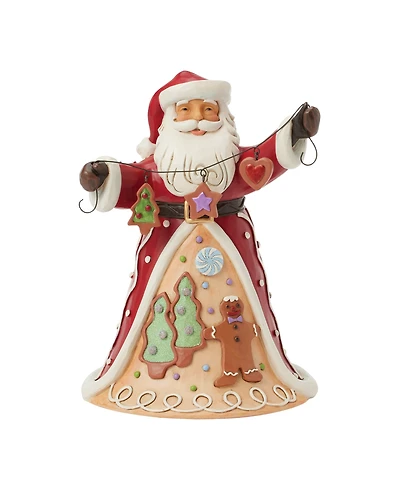 Jim Shore Gingerbread Santa Garland Figurine