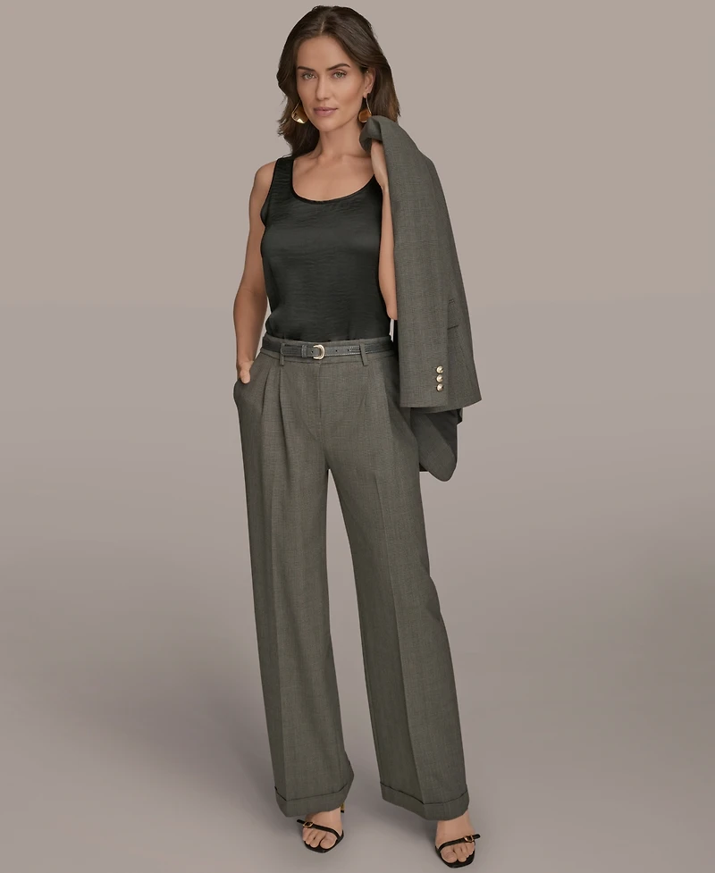 Donna Karan New York Women's Belted Wide-Leg Pants
