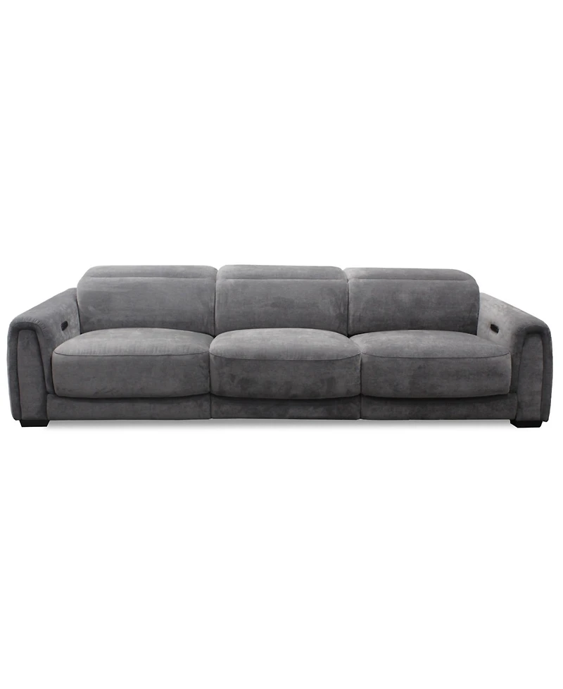 Brownell 3-Pc. Sofa Sectional with 3 Power Motion Chairs, Exclusively at Macy's