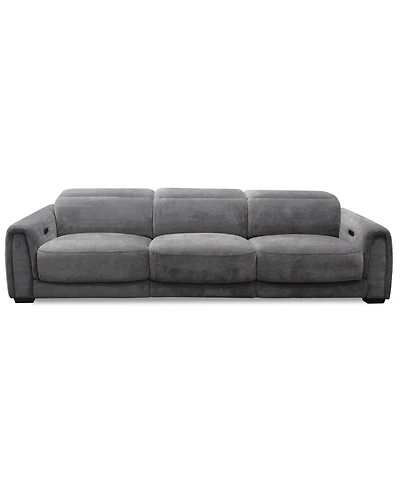 Brownell 3-Pc. Sofa Sectional with 3 Power Motion Chairs, Exclusively at Macy's