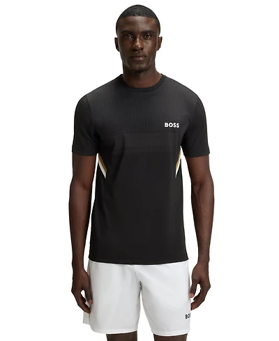 Boss by Hugo Men's Active Moisture Management Slim-Fit T-Shirt