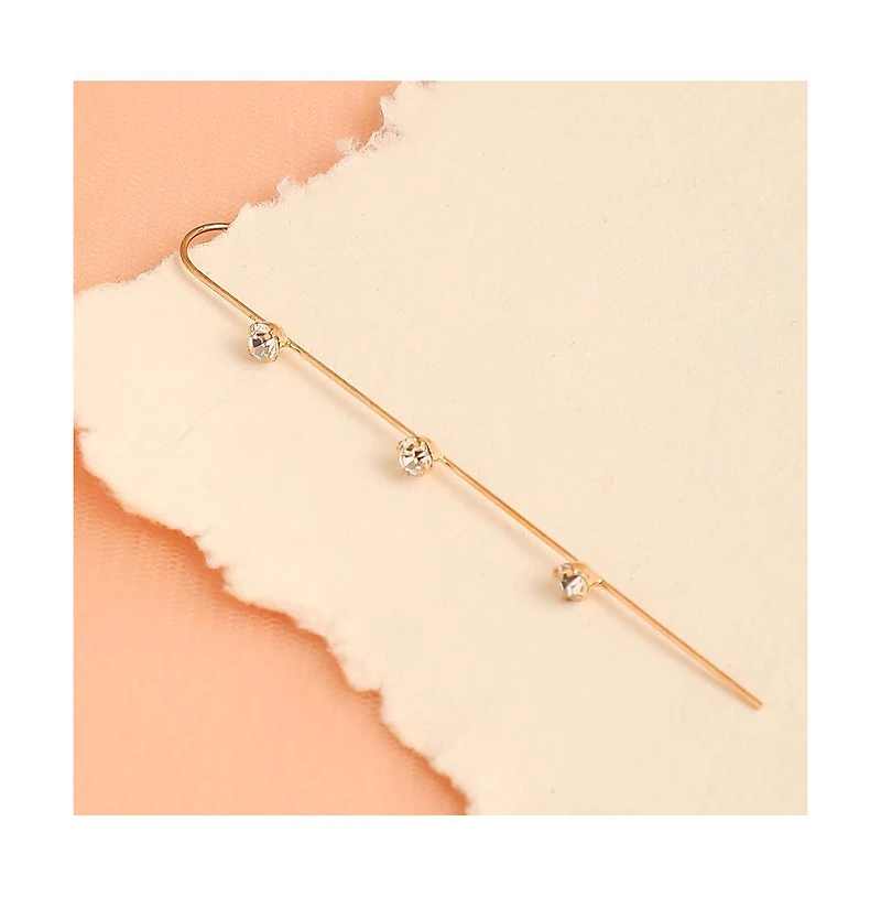 Sohi Crystal Cuff Earrings