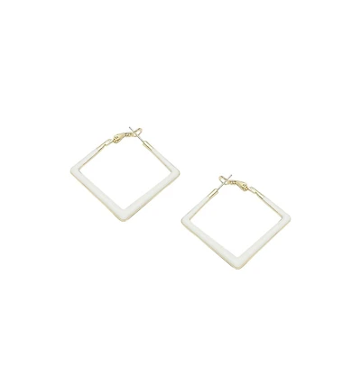 Sohi Geometric Hoop Earrings