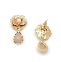 Sohi Floral Drop Earrings
