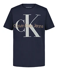 Calvin Klein Big Boys Monologo Short Sleeve T-Shirt