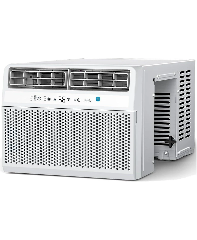 Zafro 12,000 Btu Window Ac Quiet Energy Efficient Cools up to 550 SqFt 6 in 1 Modes 3 Fan Speeds Remote Control Touch Panel for Home or Office