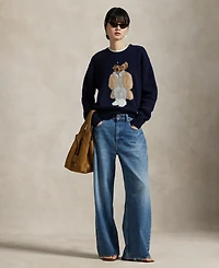 Polo Ralph Lauren Women's Bear Wool-Cashmere-Blend Sweater