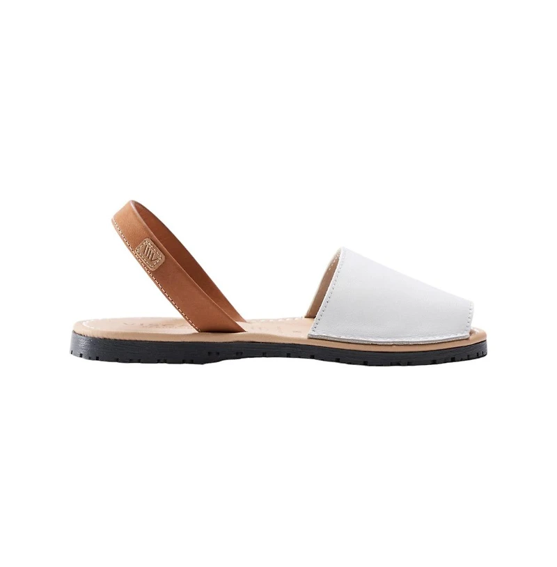 Menorquina Limited Edition Leather Avarca Sandals - White / 6.5