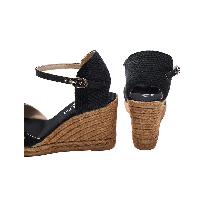 Aiguablava Canvas Espadrille Sandal Wedges