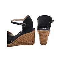 Aiguablava Canvas Espadrille Sandal Wedges