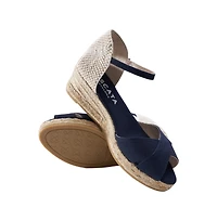 Salina Canvas Espadrille Sandal Wedges