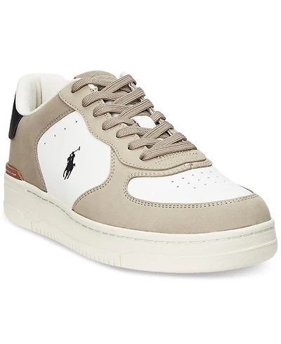 Polo Ralph Lauren Men's Masters Court Nubuck & Leather Sneakers