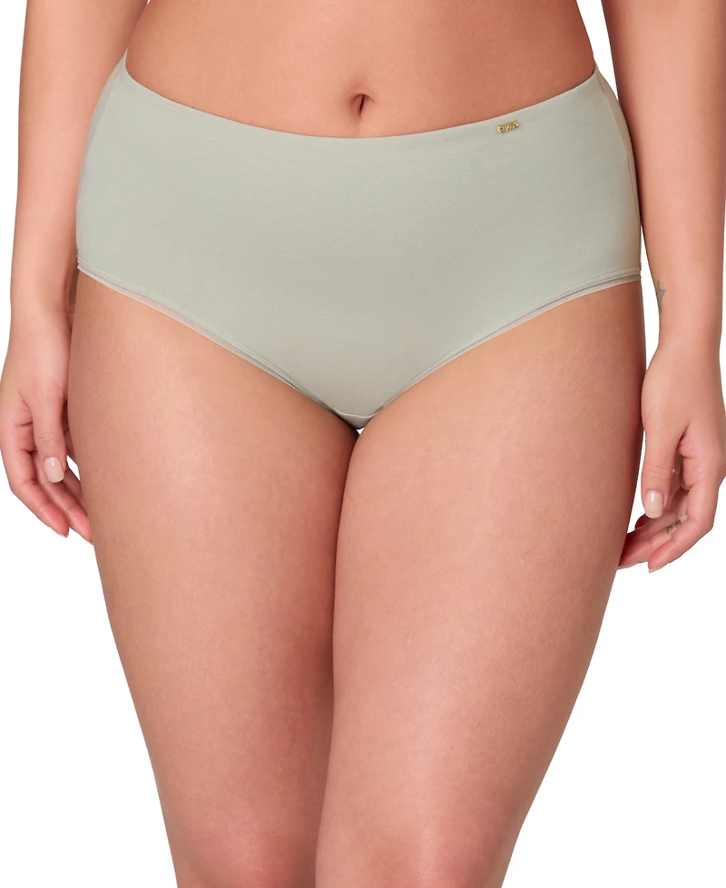 Bali Women's Lux Cotton Essentials Brief Underwear Dflebf